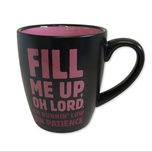 NEW Hallmark ‘FILL ME UP LORD. I’M RUNNIN’ LOW…artist Keion Jackson …MUG 🟪